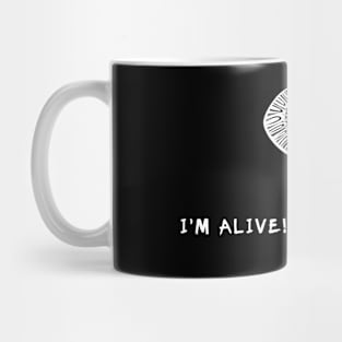 African Elephant - I'm Alive! - meaningful animal design Mug